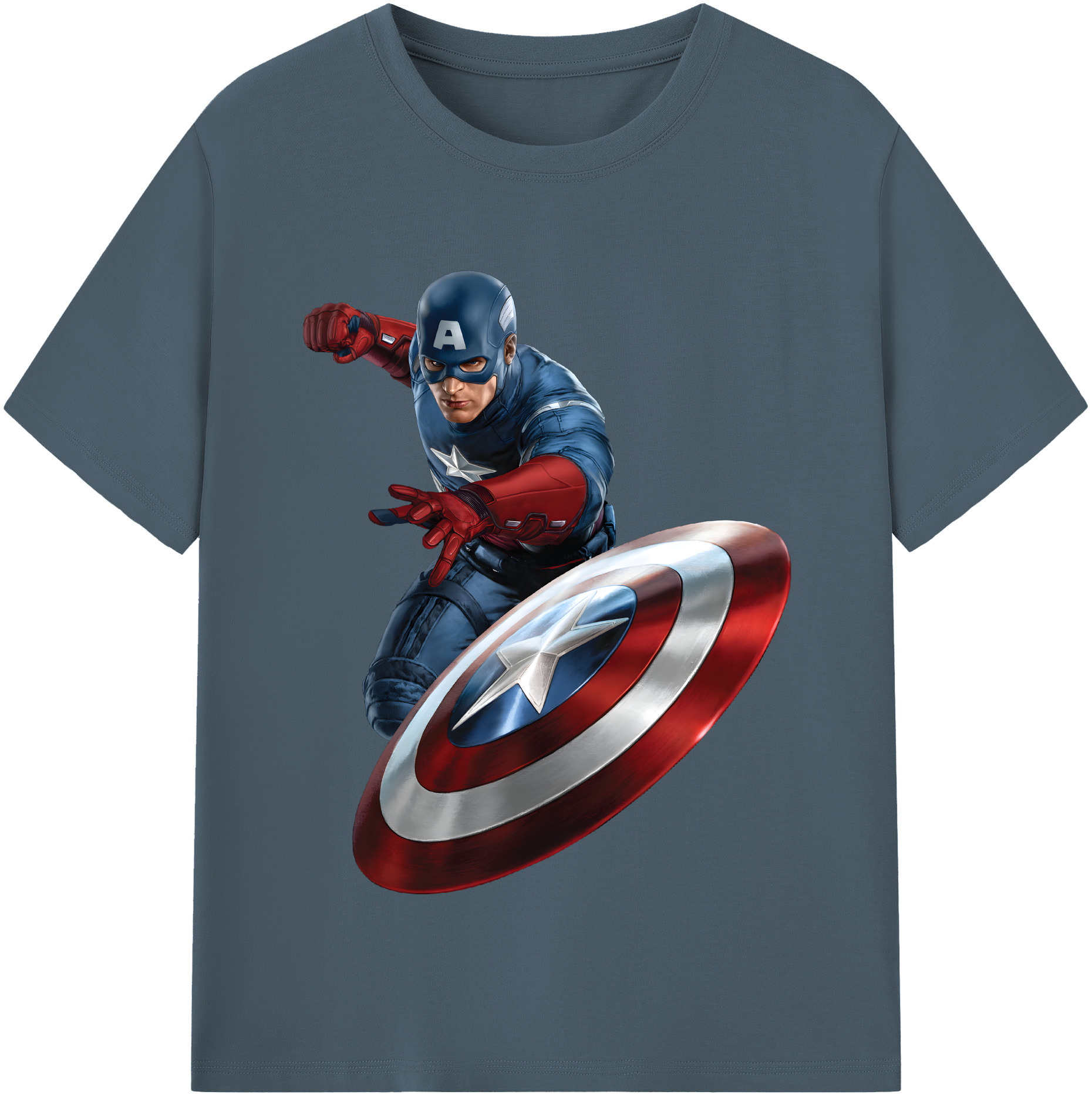 （画像用） アベンジャーズ The Avengers 綿100％半袖Tシャツ（フロントプリント）